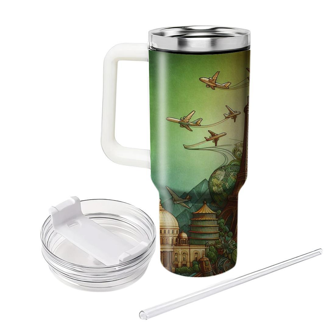 Wanderlust Spirit - World Tourism Day  Insulated Tumblers
