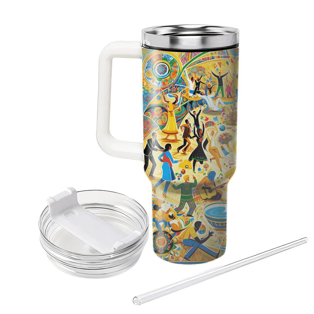 Reflections Of Culture - International Day Of Happiness  Custom Tumblers