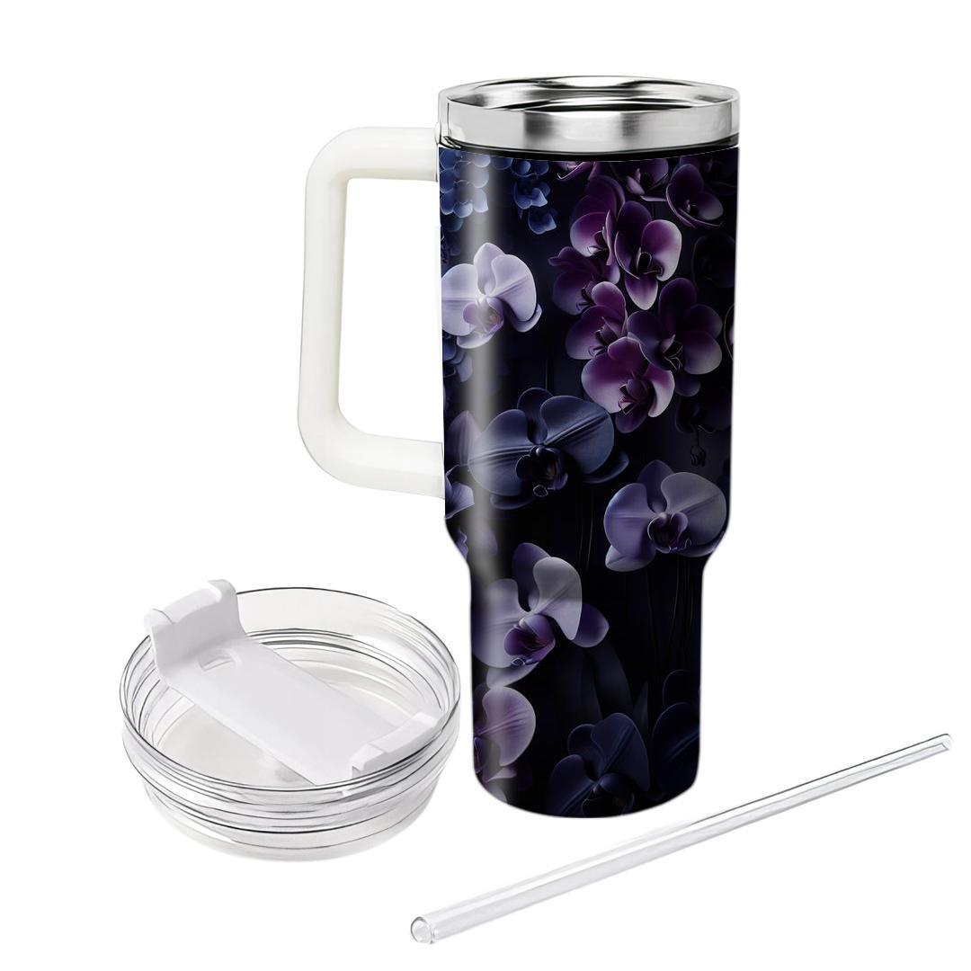 Twilight Orchid Garden  Unique Tumblers