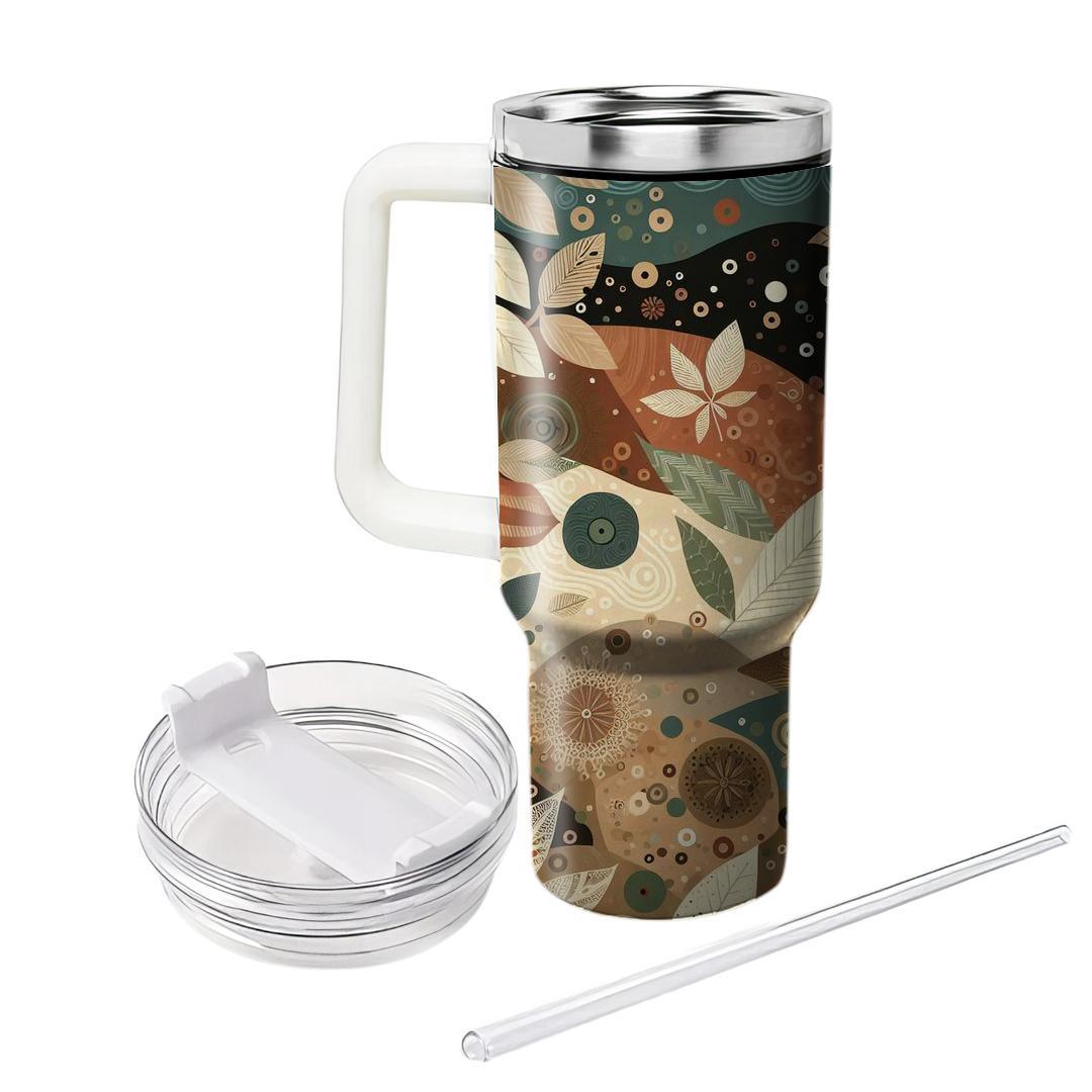 Earthy Tones Harmony  Tumbler Cups