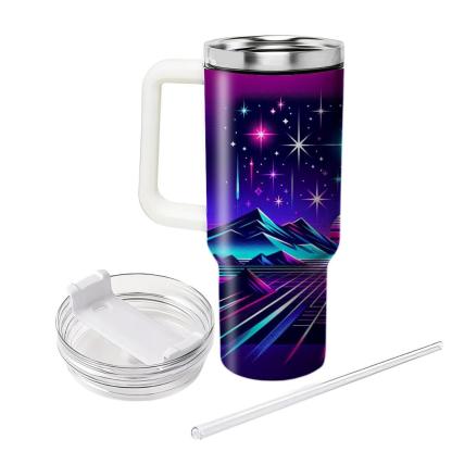 Starry Neon Dreams  Personalized Tumblers