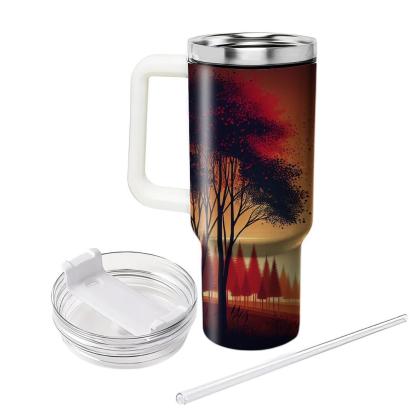 Autumn Skies  Tumbler Cups