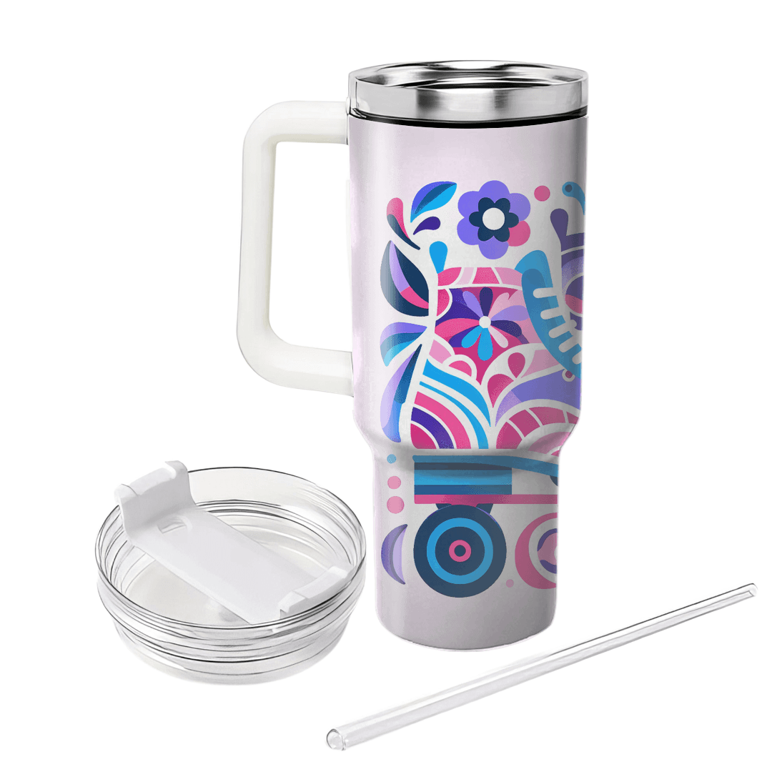 Nostalgic Roller Skating Fun Decorative Tumblers