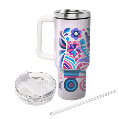Nostalgic Roller Skating Fun Decorative Tumblers