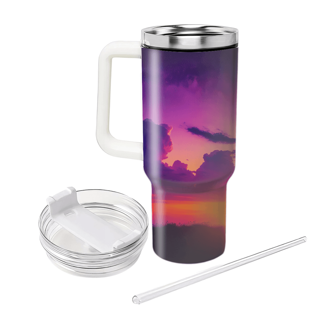 Majestic Elephant Silhouette  Tumbler Cups