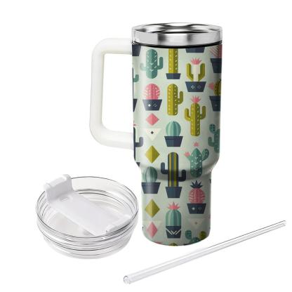 Charming Cactus Pattern  Tumblers For Gifts