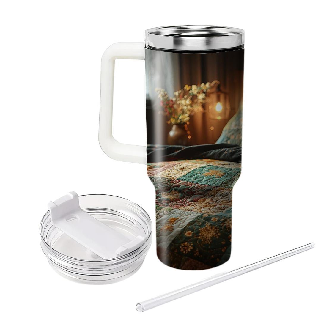 The Quilt Of Dreams: Stitched Together With Love Tumblers With Lids