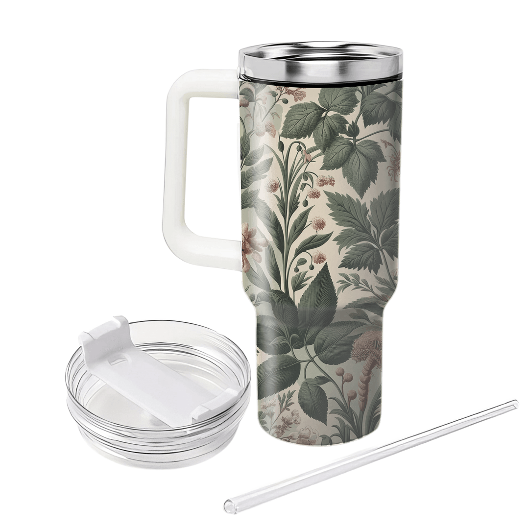 Vintage Botanical Prints Decorative Tumblers