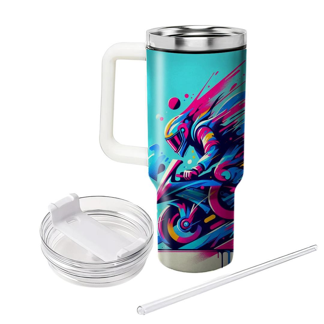 Vivid Urban Graffiti  Personalized Tumblers