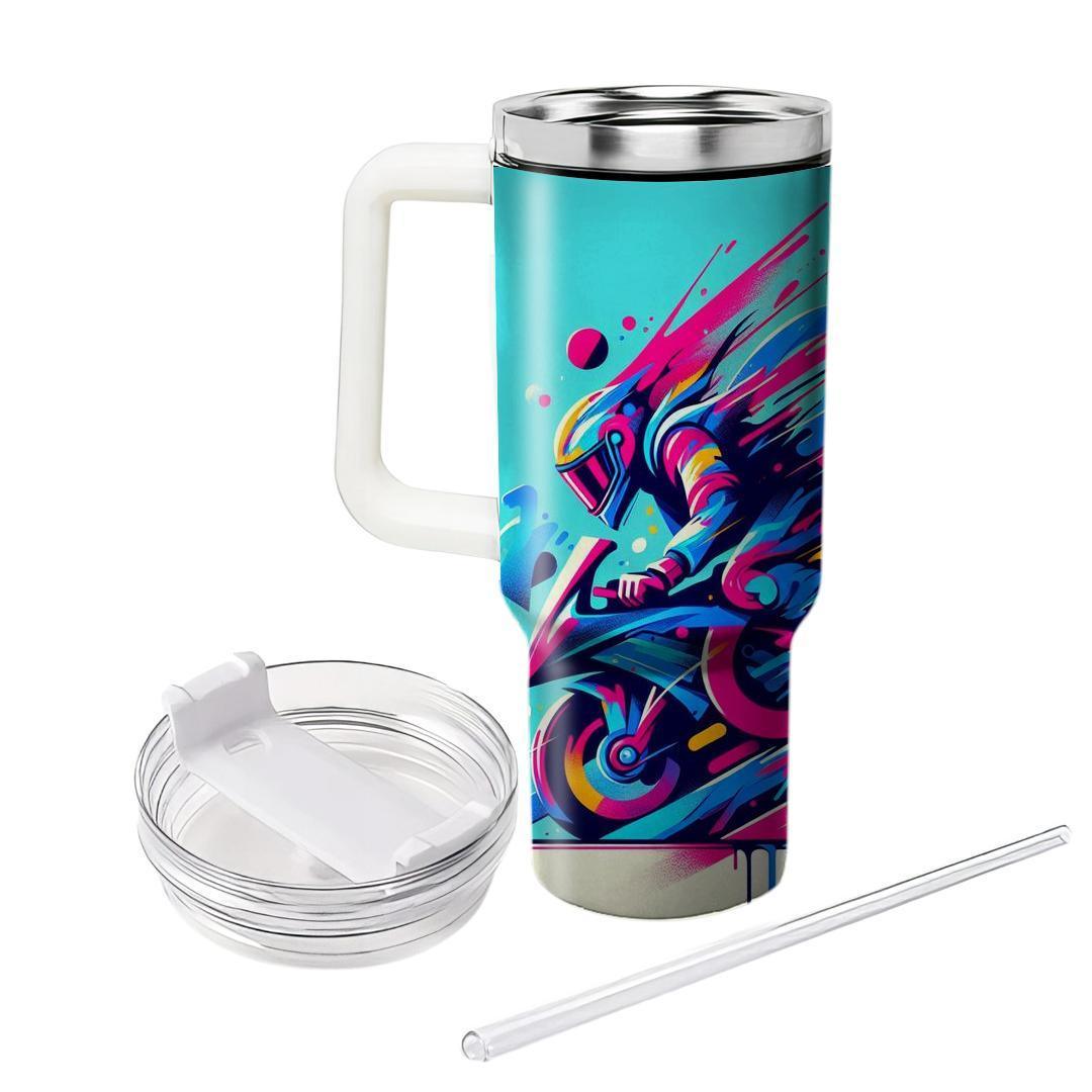 Vivid Urban Graffiti  Personalized Tumblers