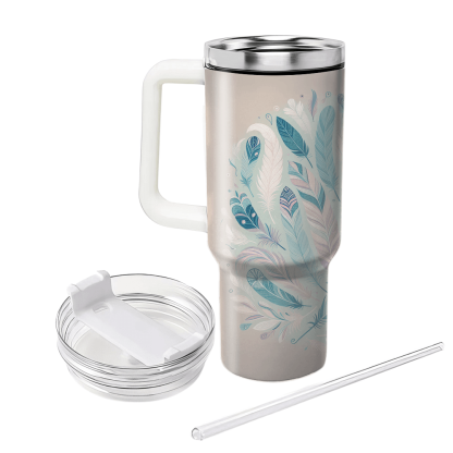 Boho Feathers  Custom Tumblers
