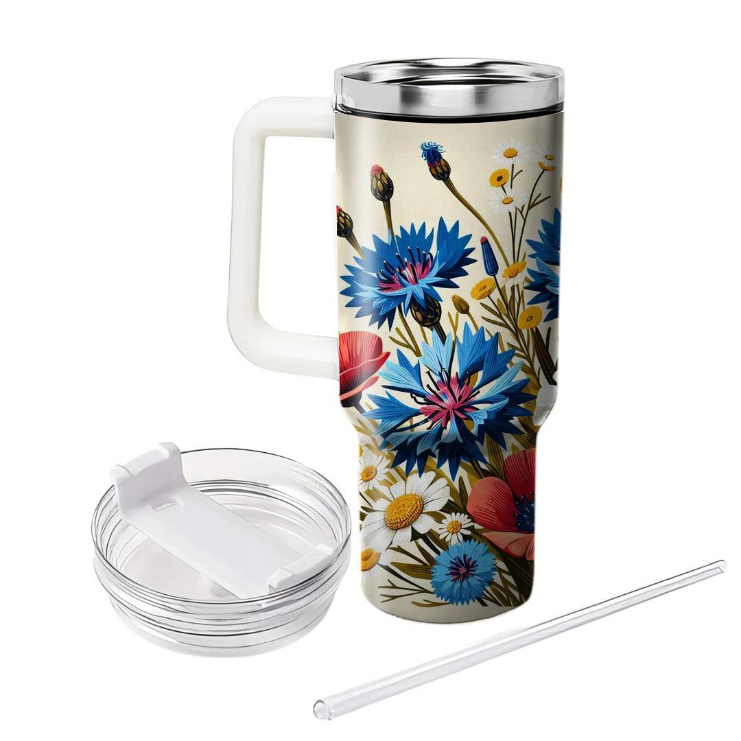 Enchanting Floral Fields  Unique Tumblers