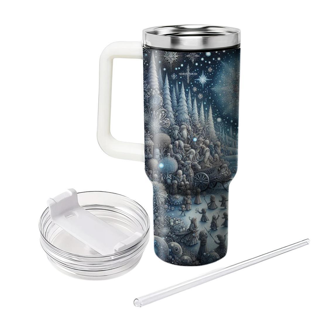 Winter Festive Fairytale  Unique Tumblers