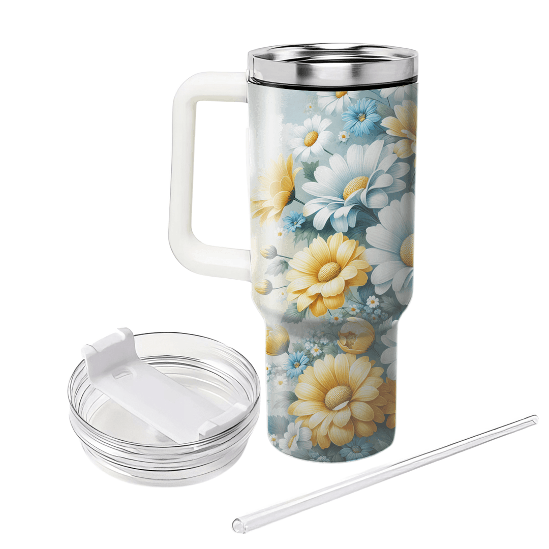 Charming Daisy Fields  Custom Tumblers