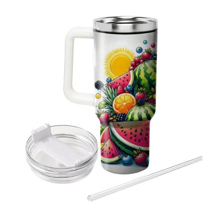 Refreshing Summer Fruit  Travel Tumblers