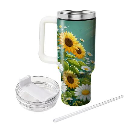 Summer Sun-kissed Blossoms  Travel Tumblers