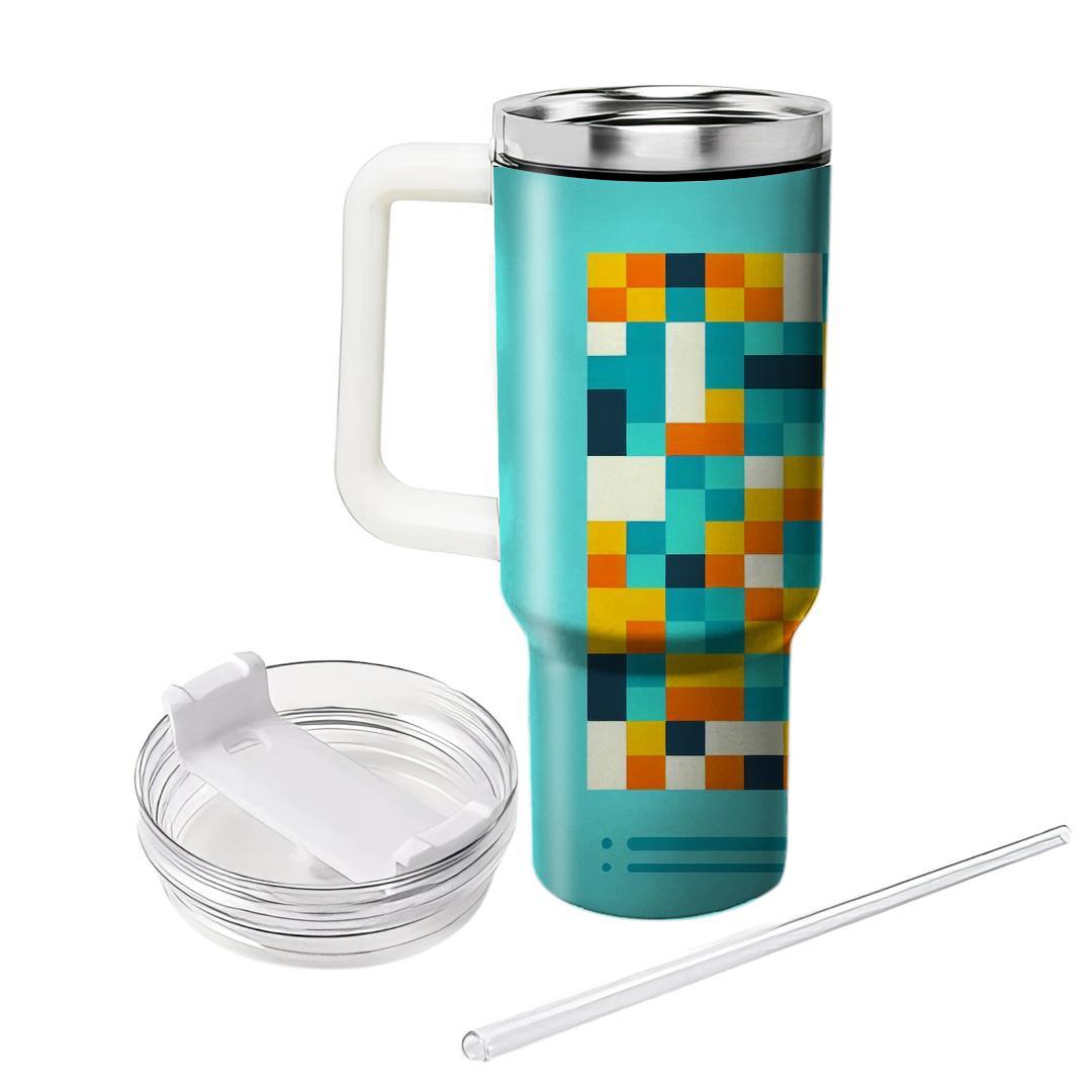 Funky Checkered Pattern  Custom Tumblers