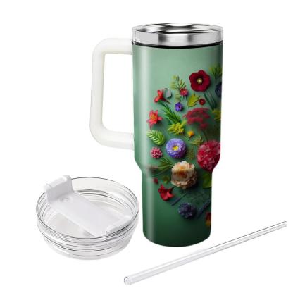 Harmony In Bloom - International Flower Festival  Tumblers With Lids