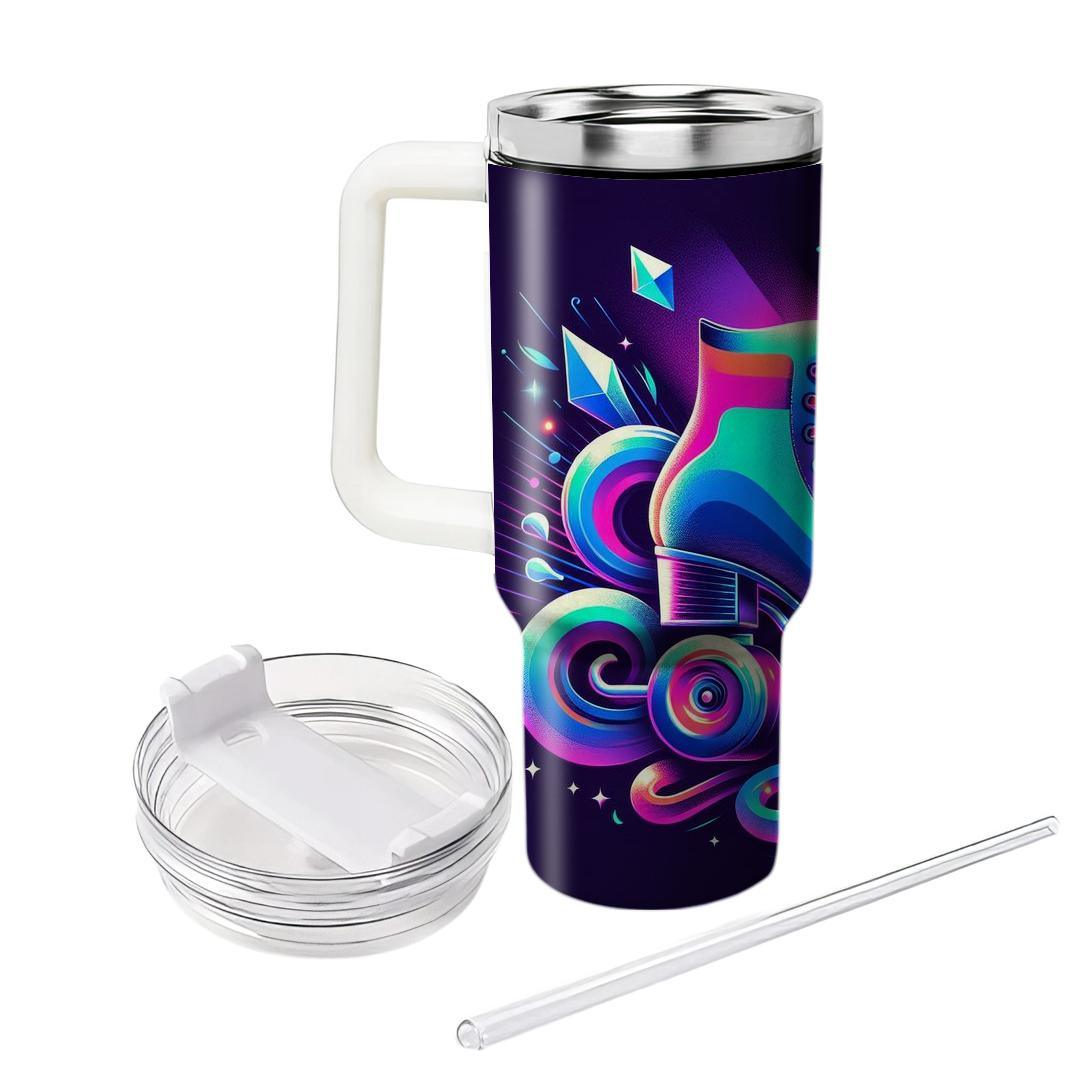 Roller Rink Rendezvous  Personalized Tumblers