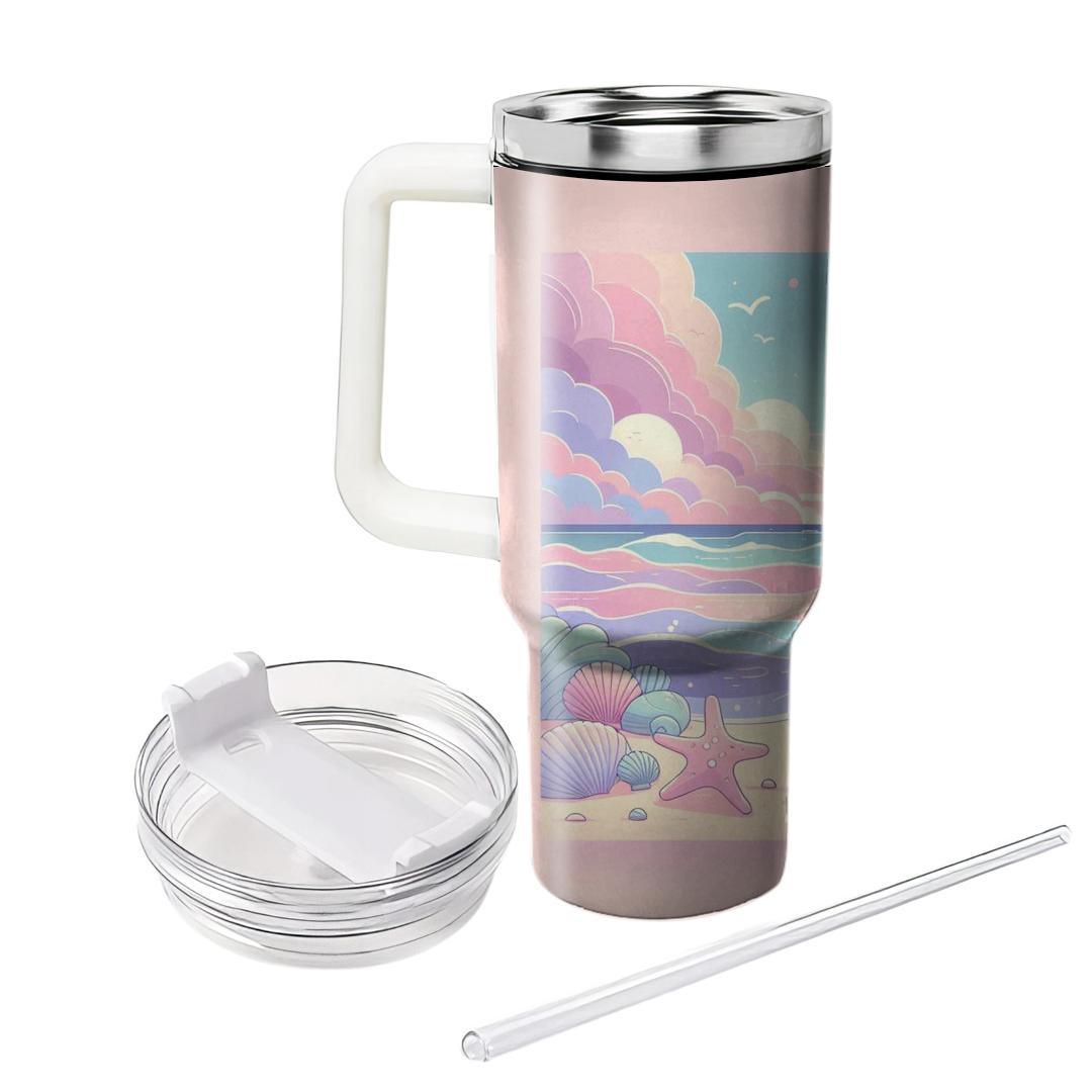 Summer Pastel Paradise  Travel Tumblers