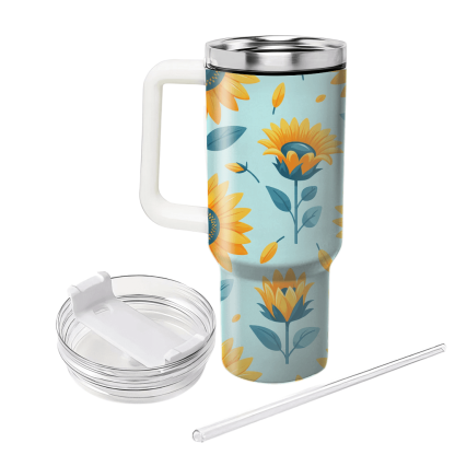 Cheerful Sunflowers  Custom Tumblers