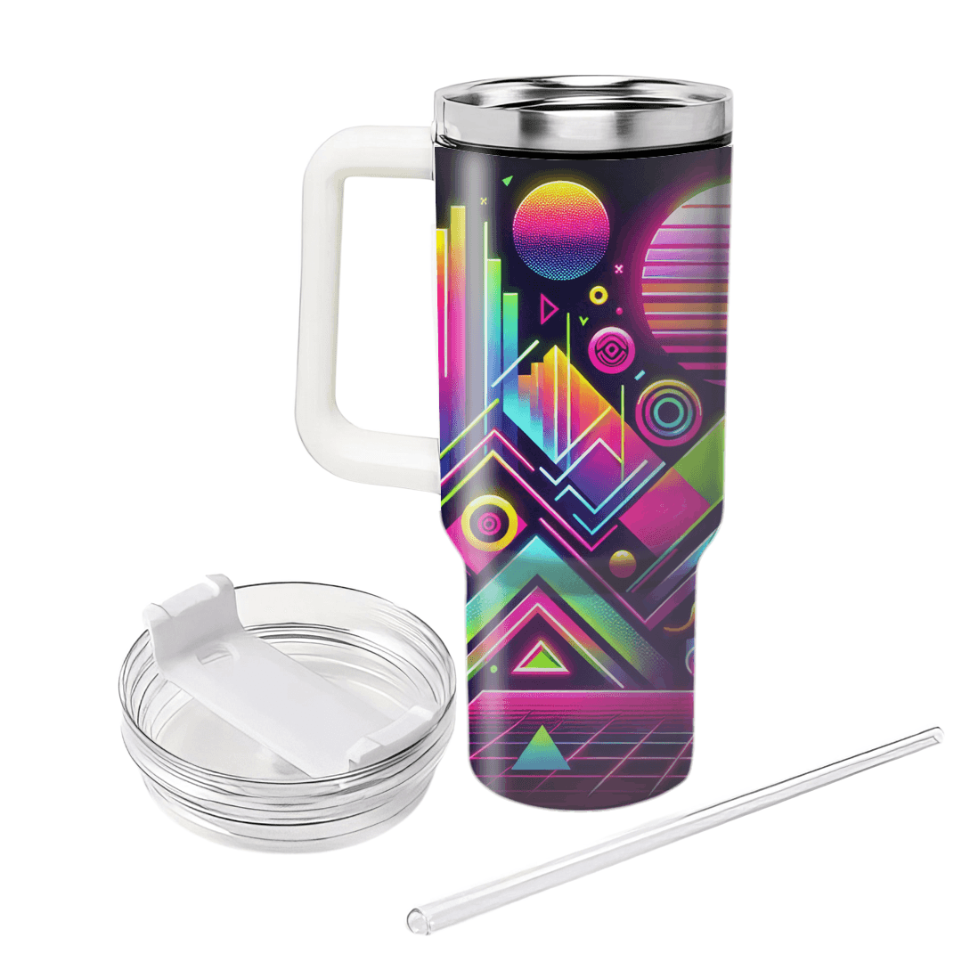 Neon Dreamscape  Tumbler Cups