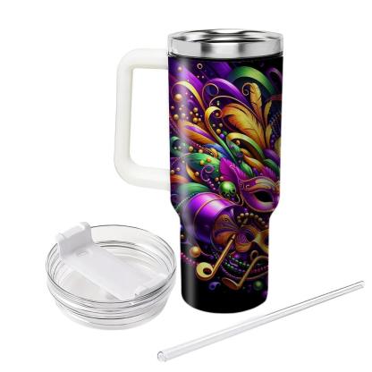 Carnival Vibes - Mardi Gras  Tumblers With Lids