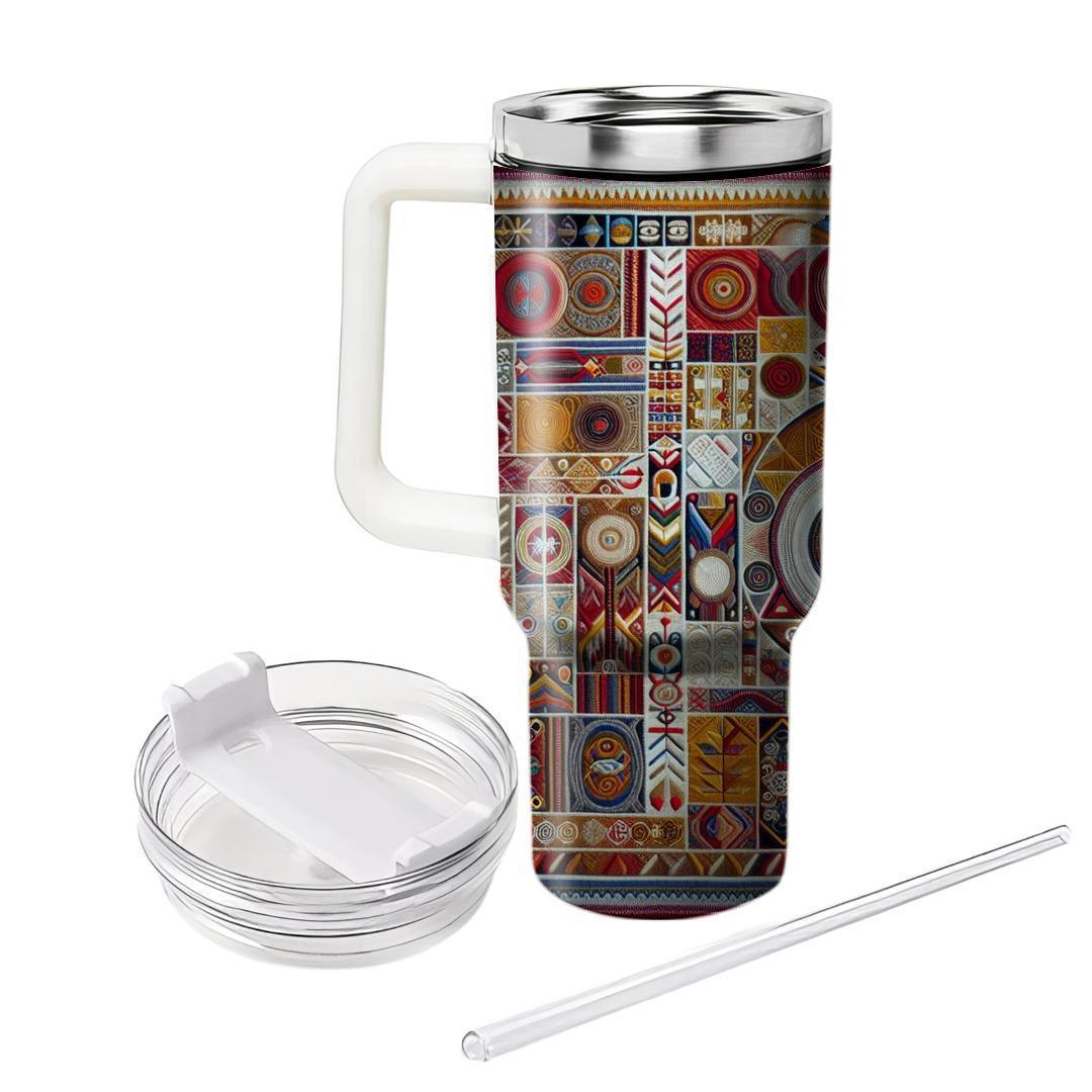 Global Tapestry - Cultural Diversity Day  Tumblers With Lids