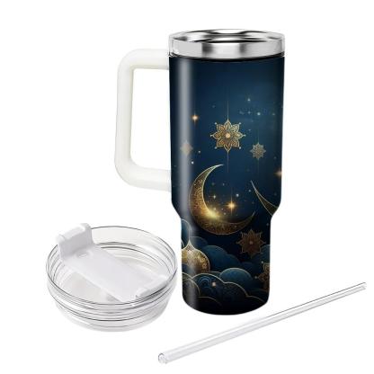 Celestial Blessings - Ramadan Reflections  Tumblers With Lids