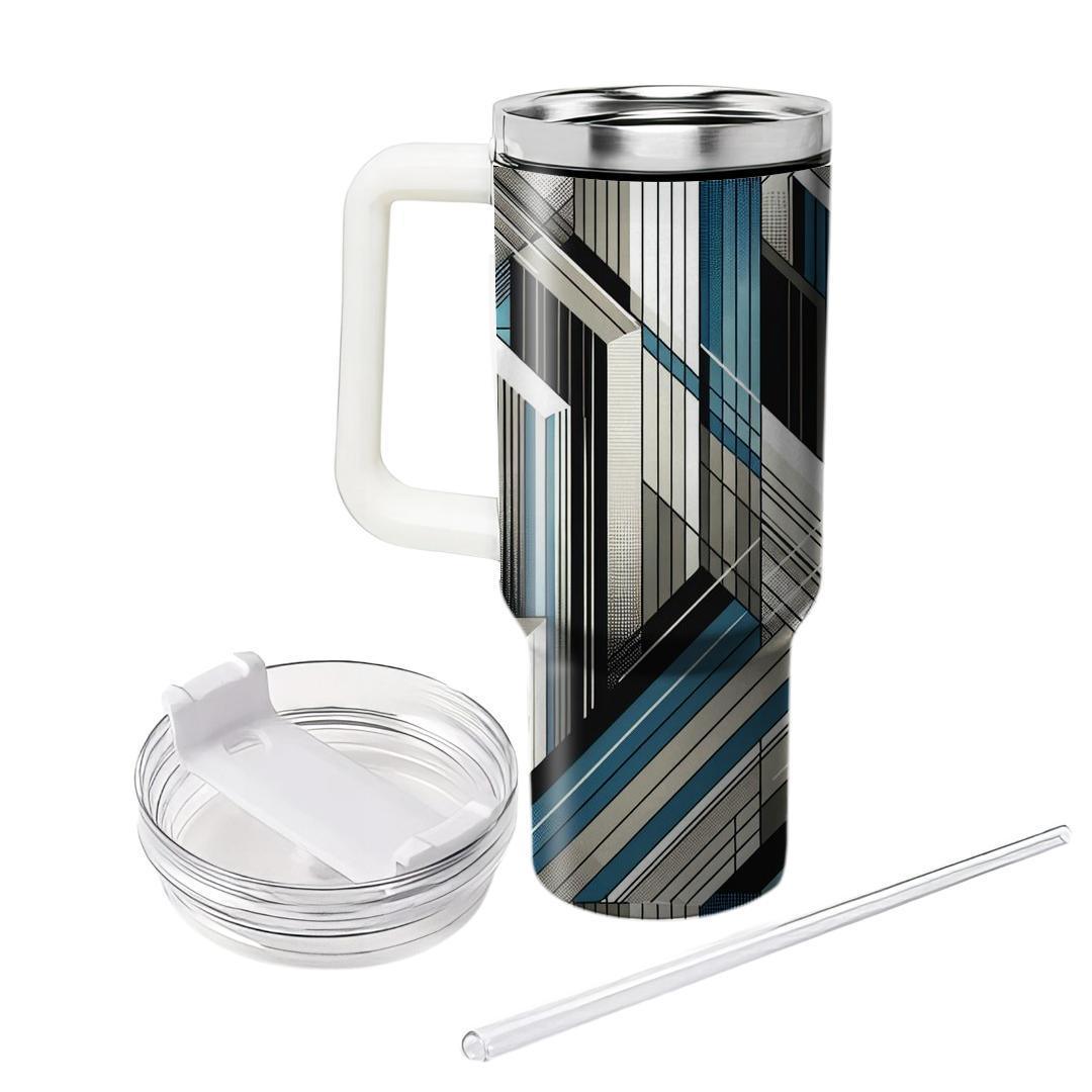 Abstract Cityscape Lines  Tumblers For Gifts