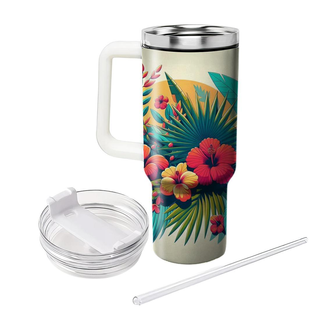 Tropical Jungle Fiesta  Unique Tumblers