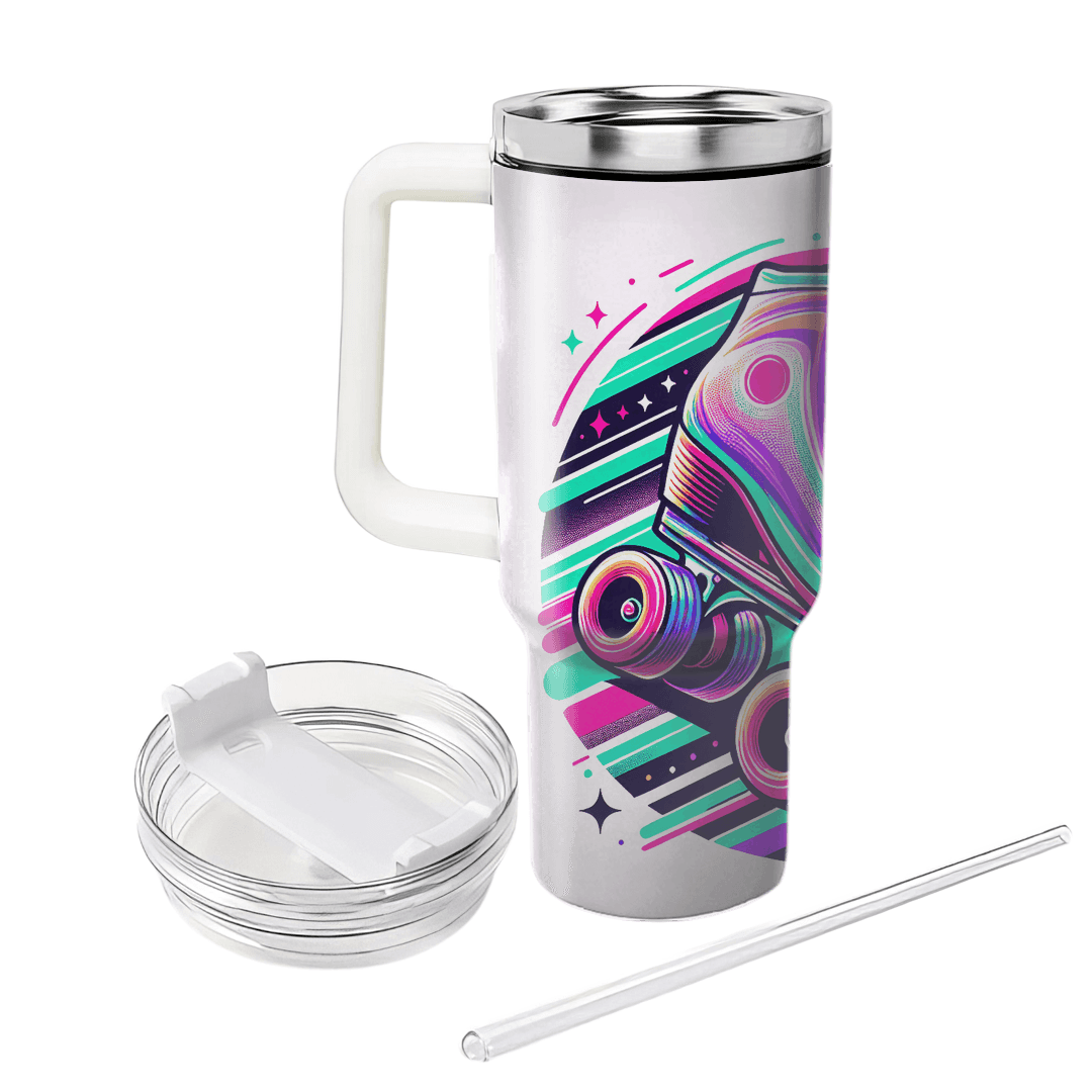 Retro Roller Skates Travel Tumblers