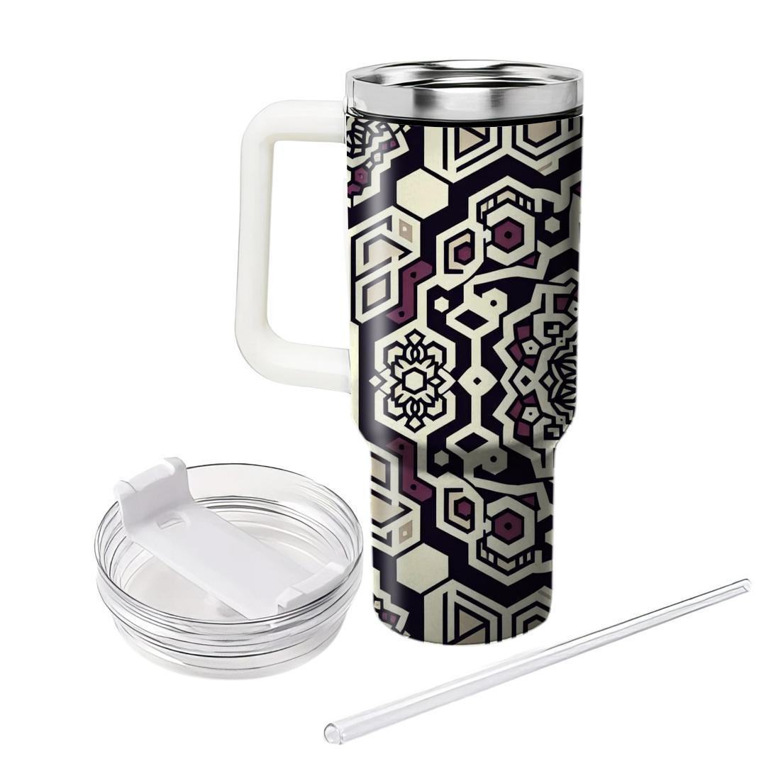 Geometric Mandala Harmony  Insulated Tumblers