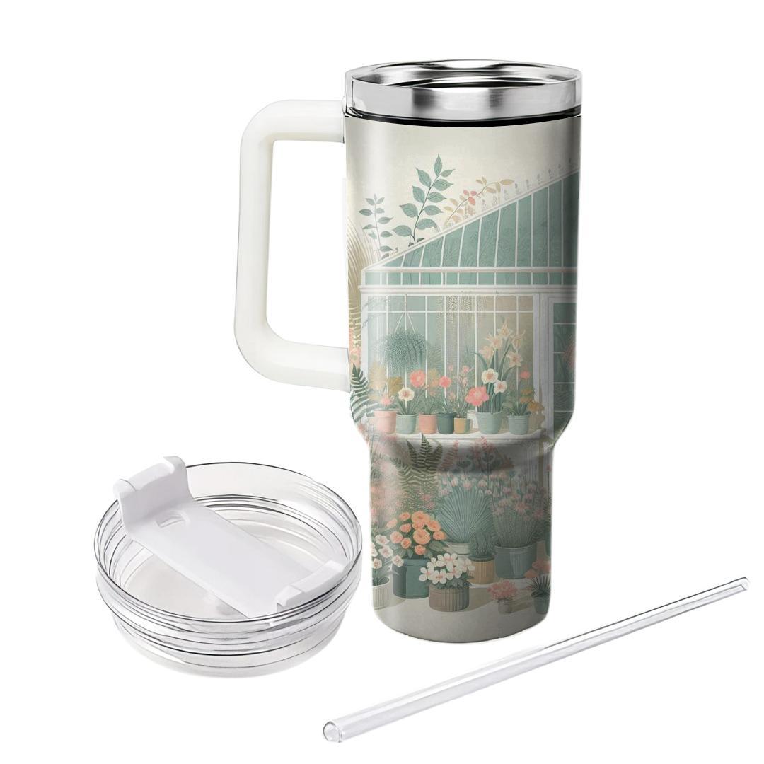Spring Greenhouse Serenity  Unique Tumblers