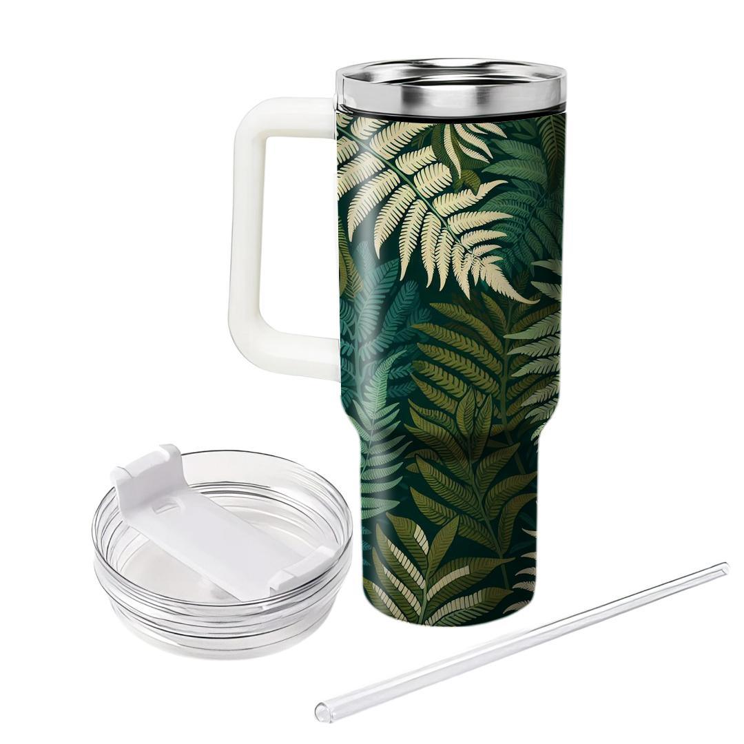 Lush Fern Oasis  Unique Tumblers