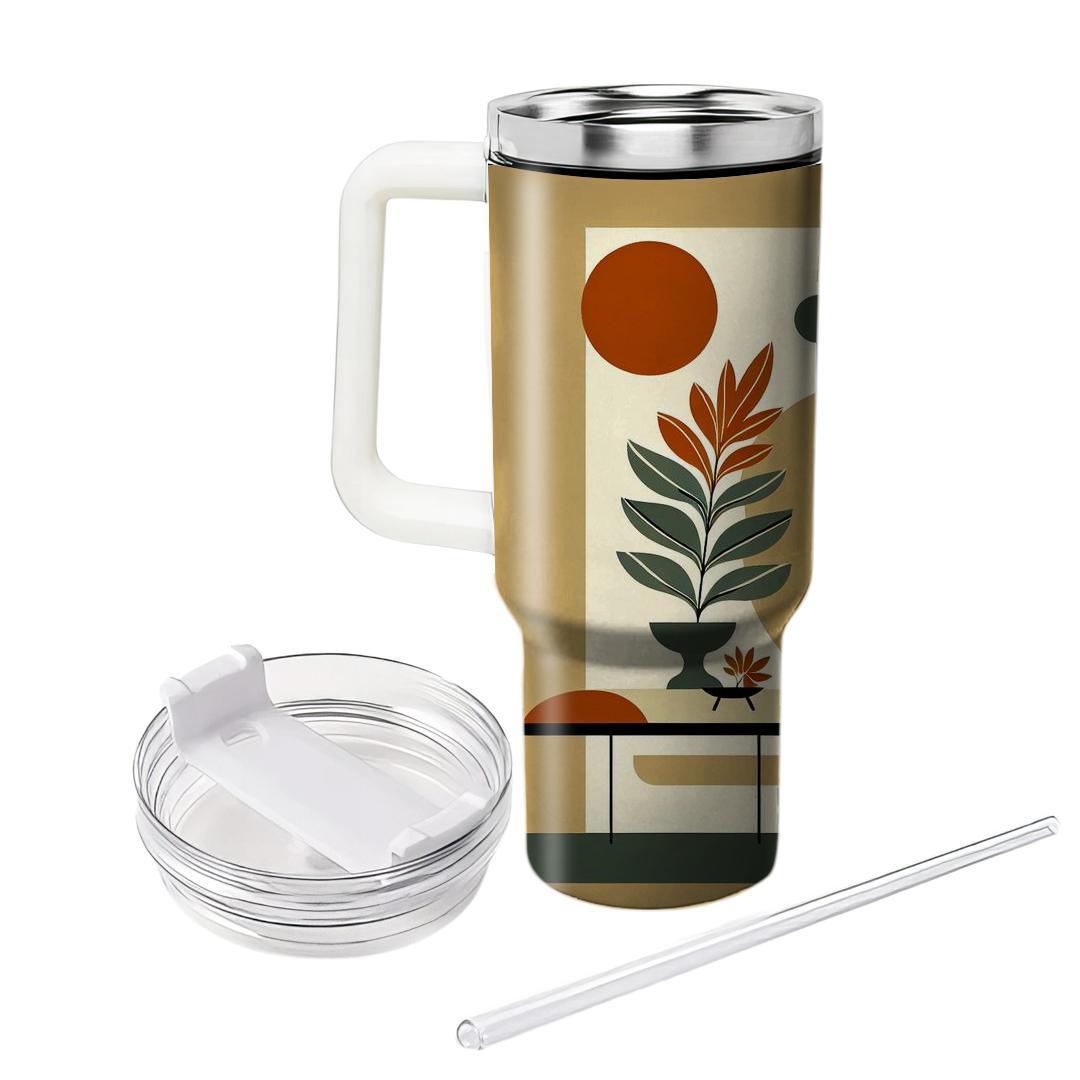 Chic Mid-century Mod  Personalized Tumblers