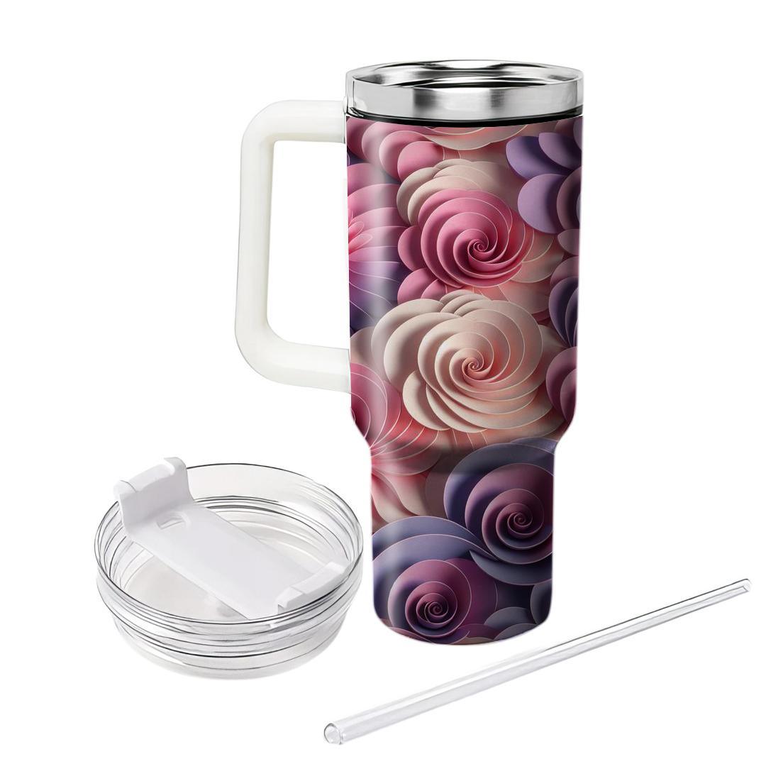 Spiral Petal Dance  Custom Tumblers