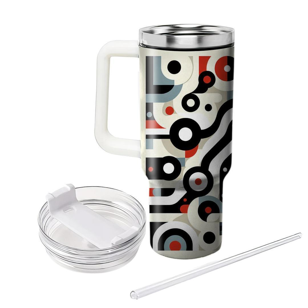 Bold Geometric Circles  Tumblers For Gifts