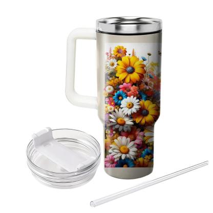Hippie Vibe Flower Child  Travel Tumblers