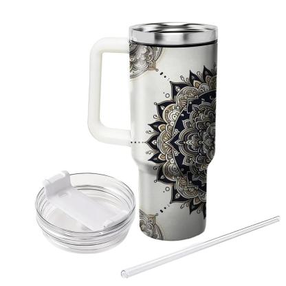 Symmetrical Mandala Fusion  Tumblers For Gifts