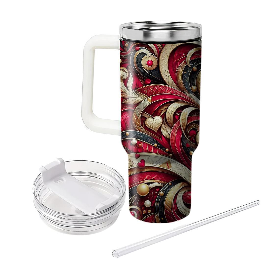Reimagined Elegance - Valentine’s Day Love  Tumblers With Lids