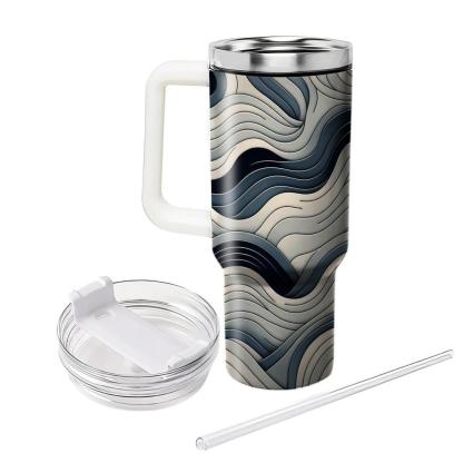 Sleek Modern Wave  Tumblers For Gifts