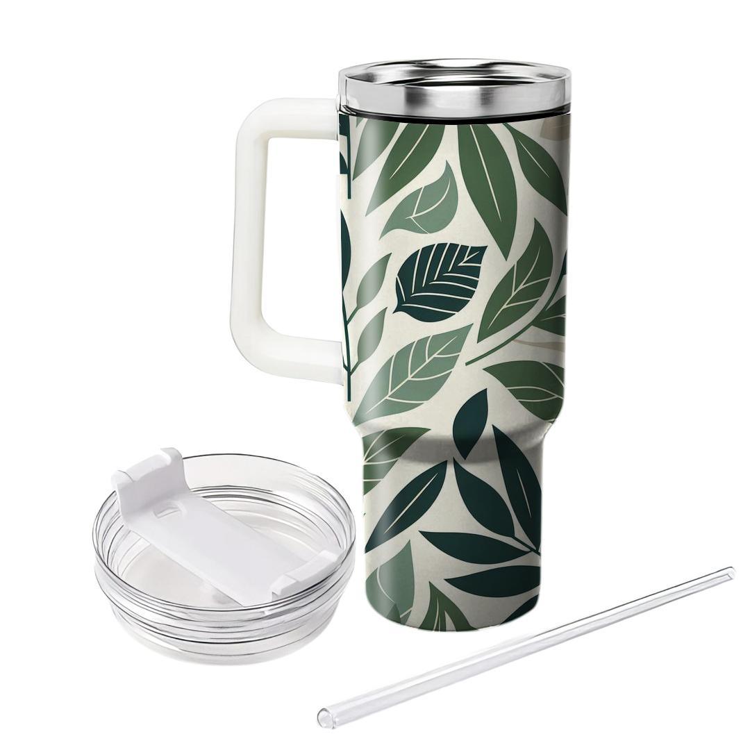 Botanical Leaf Harmony  Tumblers For Gifts
