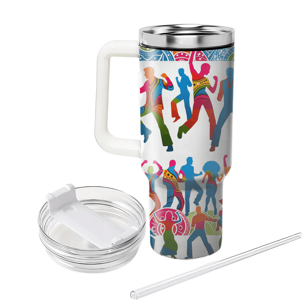 Funky 80s Dancer  Personalized Tumblers