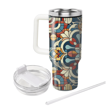 Artistic Mosaic Patterns  Personalized Tumblers