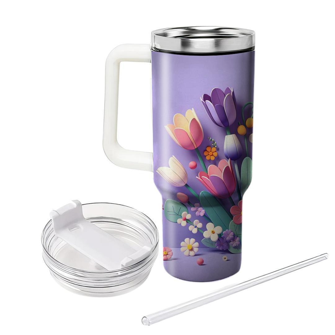 Whimsical Blossom Dreams  Insulated Tumblers
