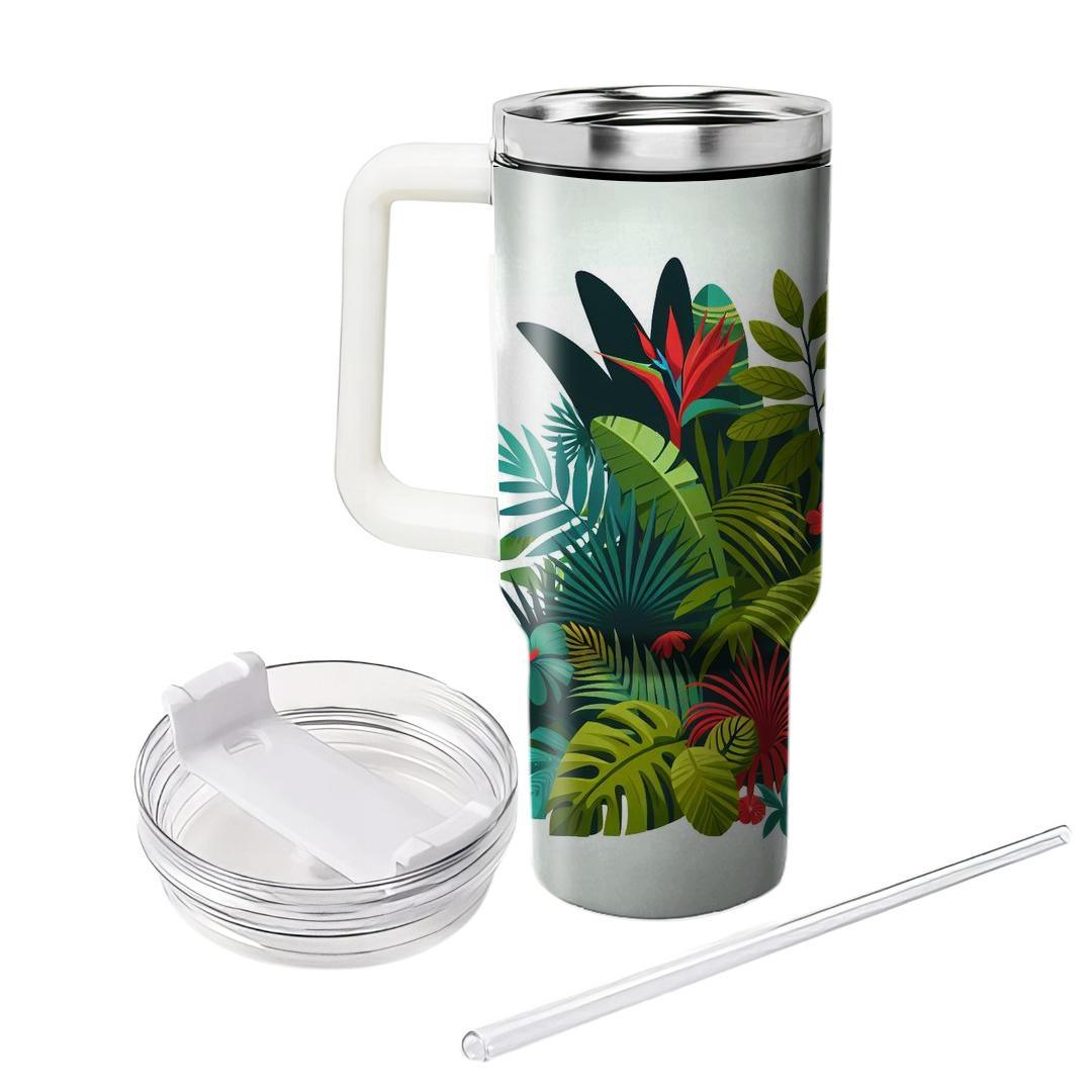 Summer Lush Oasis  Travel Tumblers