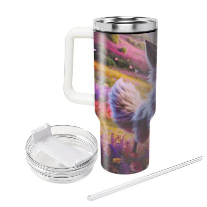 Floral Fox Fantasy  Tumblers With Lids