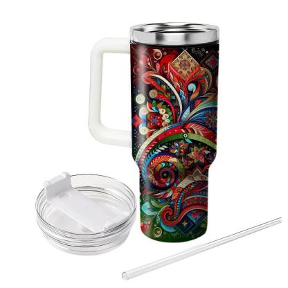 Radiant Unity - Festival Of Nations  Tumblers With Lids
