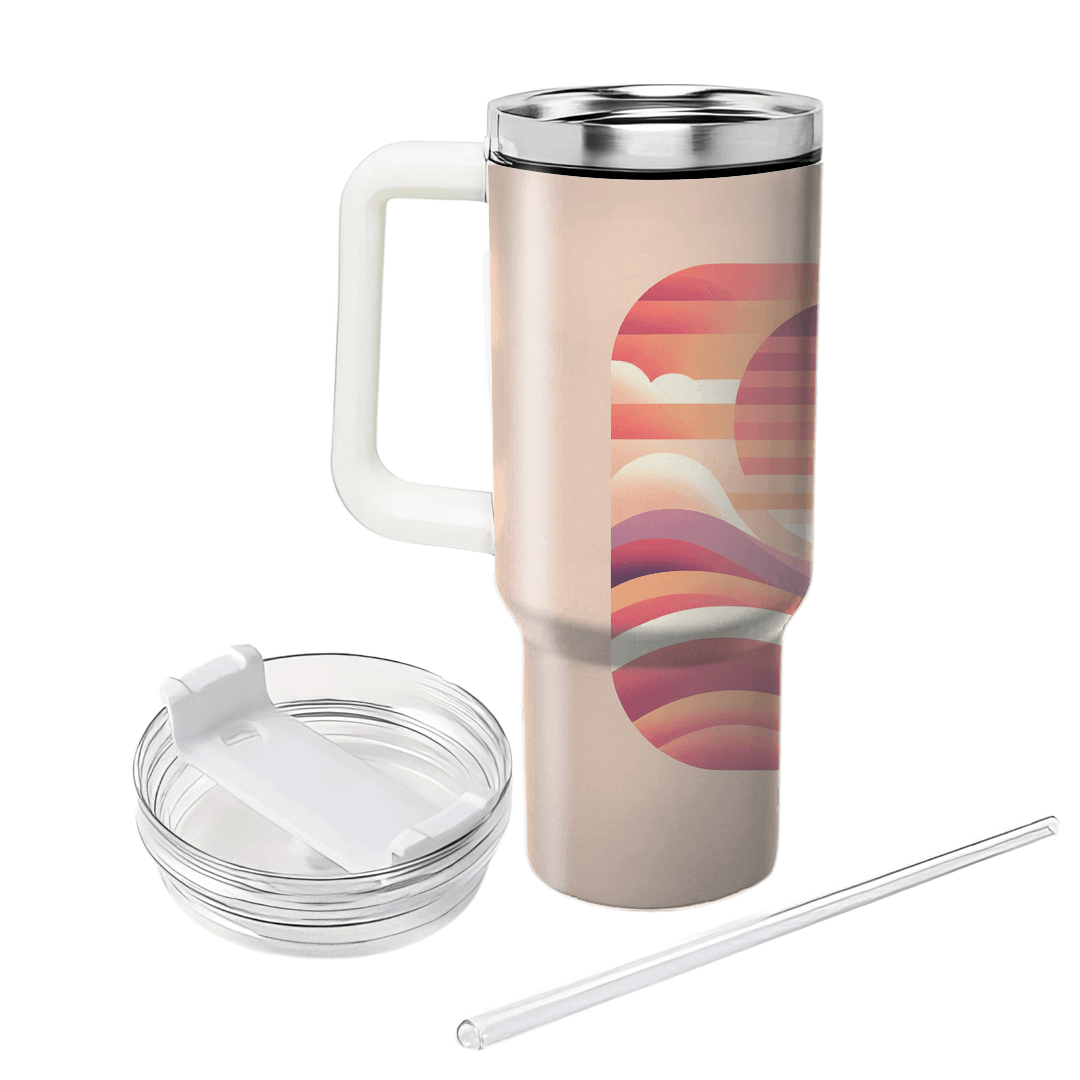 Dreamy Sunset Gradients Decorative Tumblers